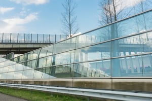 Transparent Noise barrier with LEXAN